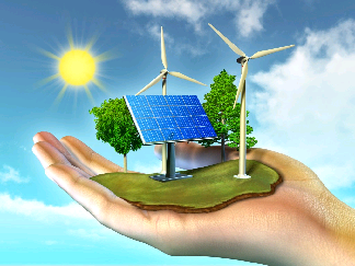 солнечная энергия и энергия ветра